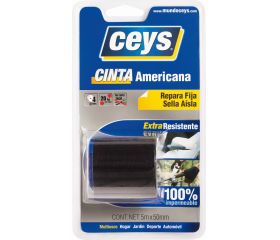 CEYS CINTA AMERICANA NEGRO BLISTER 5MX50